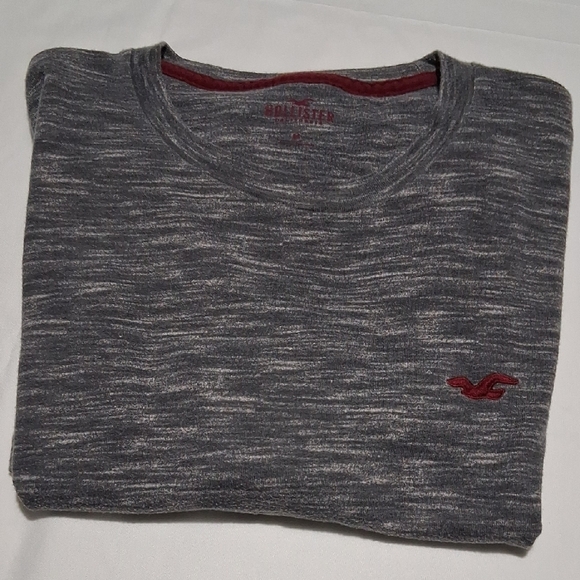 Hollister Gray and Red Men's Shirt - Picture 1 of 6